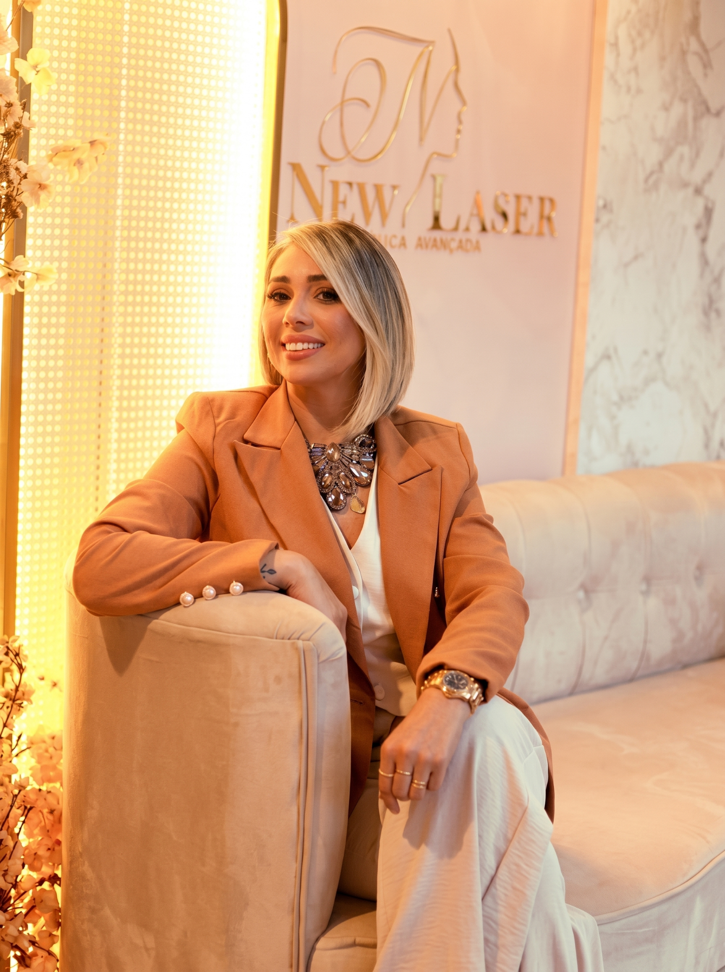 Helô Gambin, Fundadora da Clínica New Laser na New Laser Estética Avançada, Toledo/PR