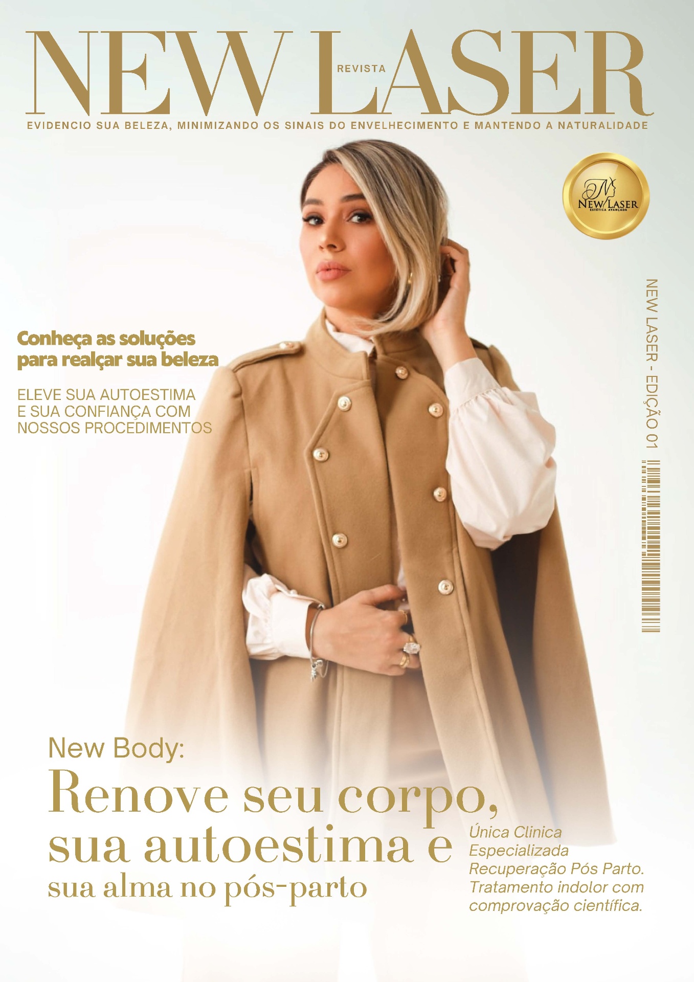 Capa da Revista New Laser, Edição 01